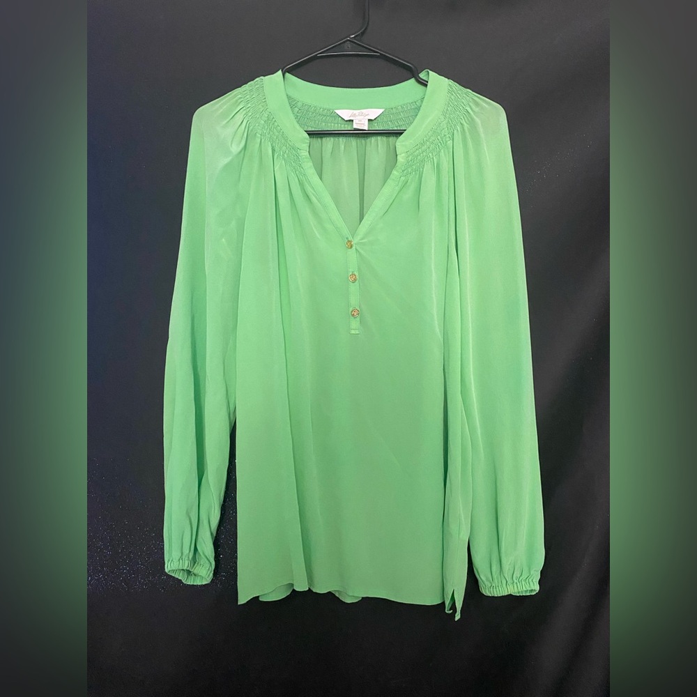 Lilly Pulitzer Light Green Blouse